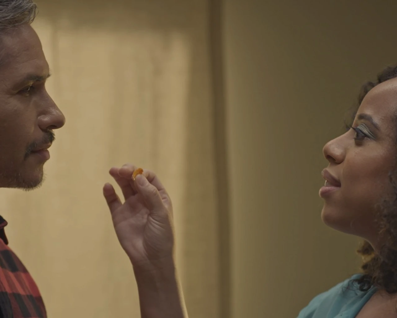 Still from the short film Tonight We Eat Flowers, written and directed by Pew Fellow Bettina Escauriza, 2022.