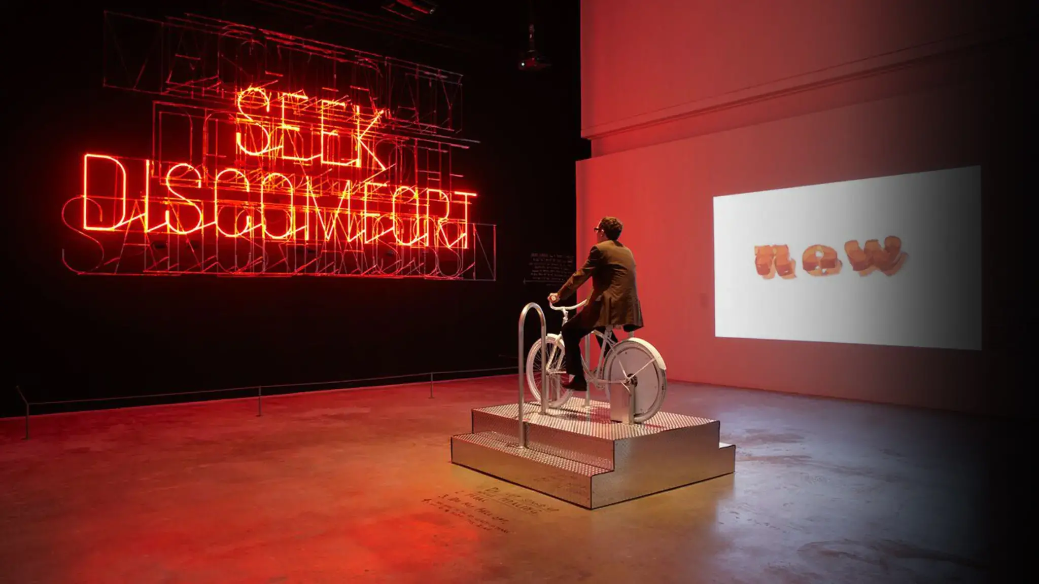 Stefan Sagmeister&#39;s The Happy Show, installation view, Institute of Contemporary Art, University of Pennsylvania, 2012. Image courtesy of the Institute of Contemporary Art.