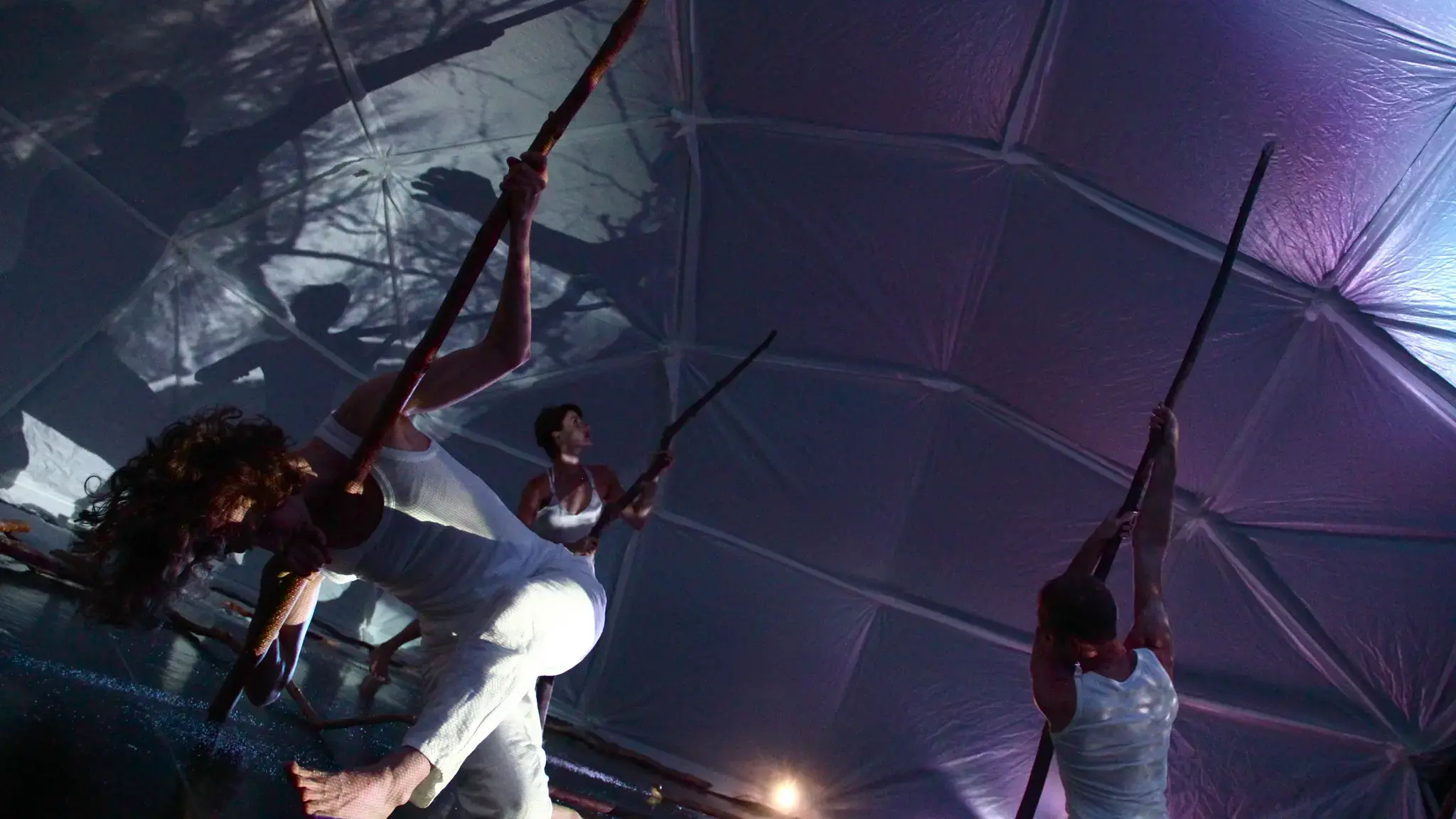 Dancers in Merián Soto&#39;s SoMoS&nbsp;project. Photo by Lindsay Browning.