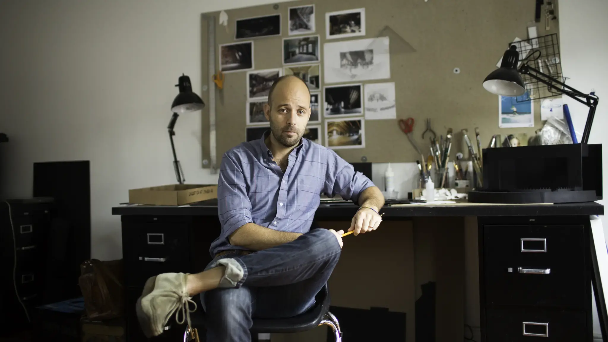 Matt Saunders, 2014 Pew Fellow. Photo by Ryan Collerd.