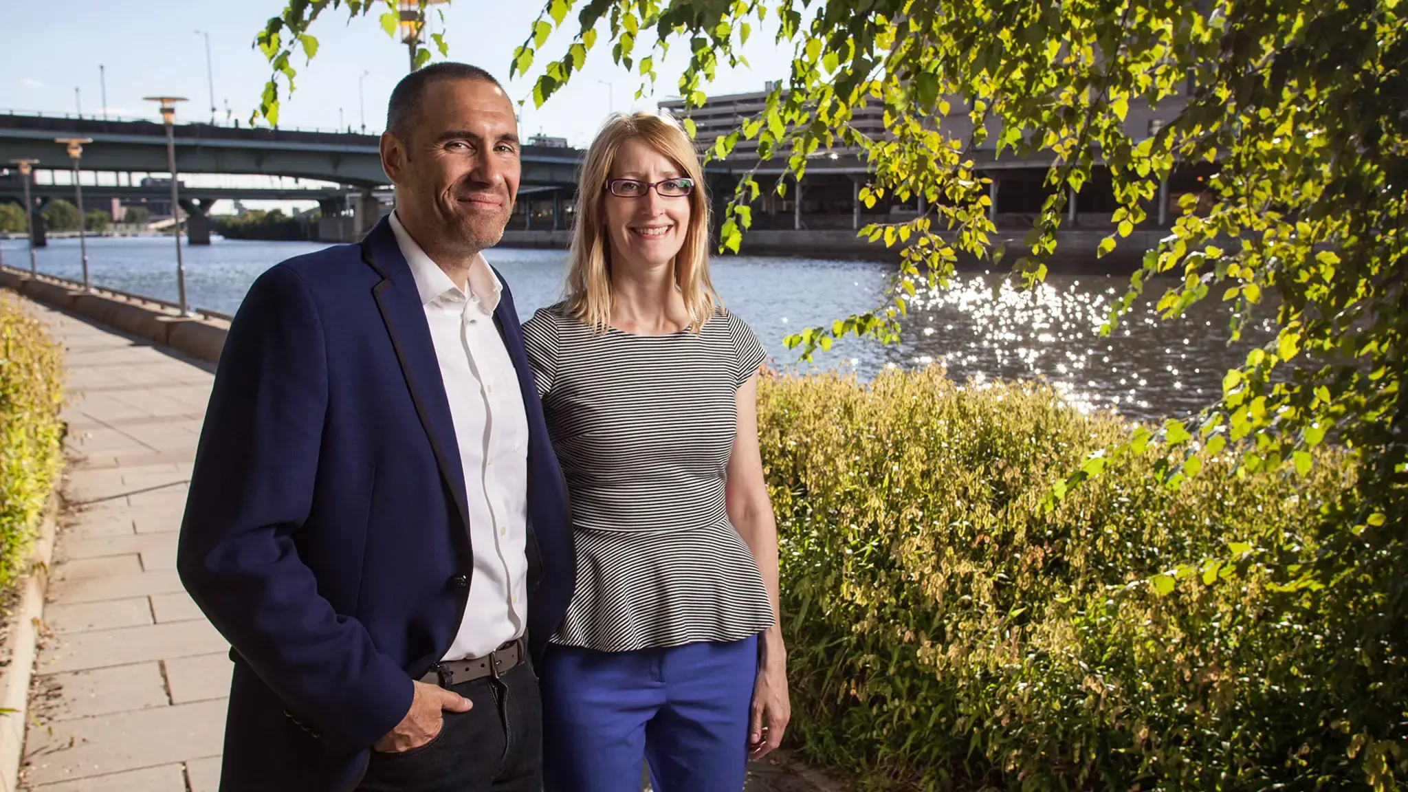 Karen M&#39;Closkey and Keith VanDerSys, 2013 Pew Fellows. Photo by Colin Lenton.