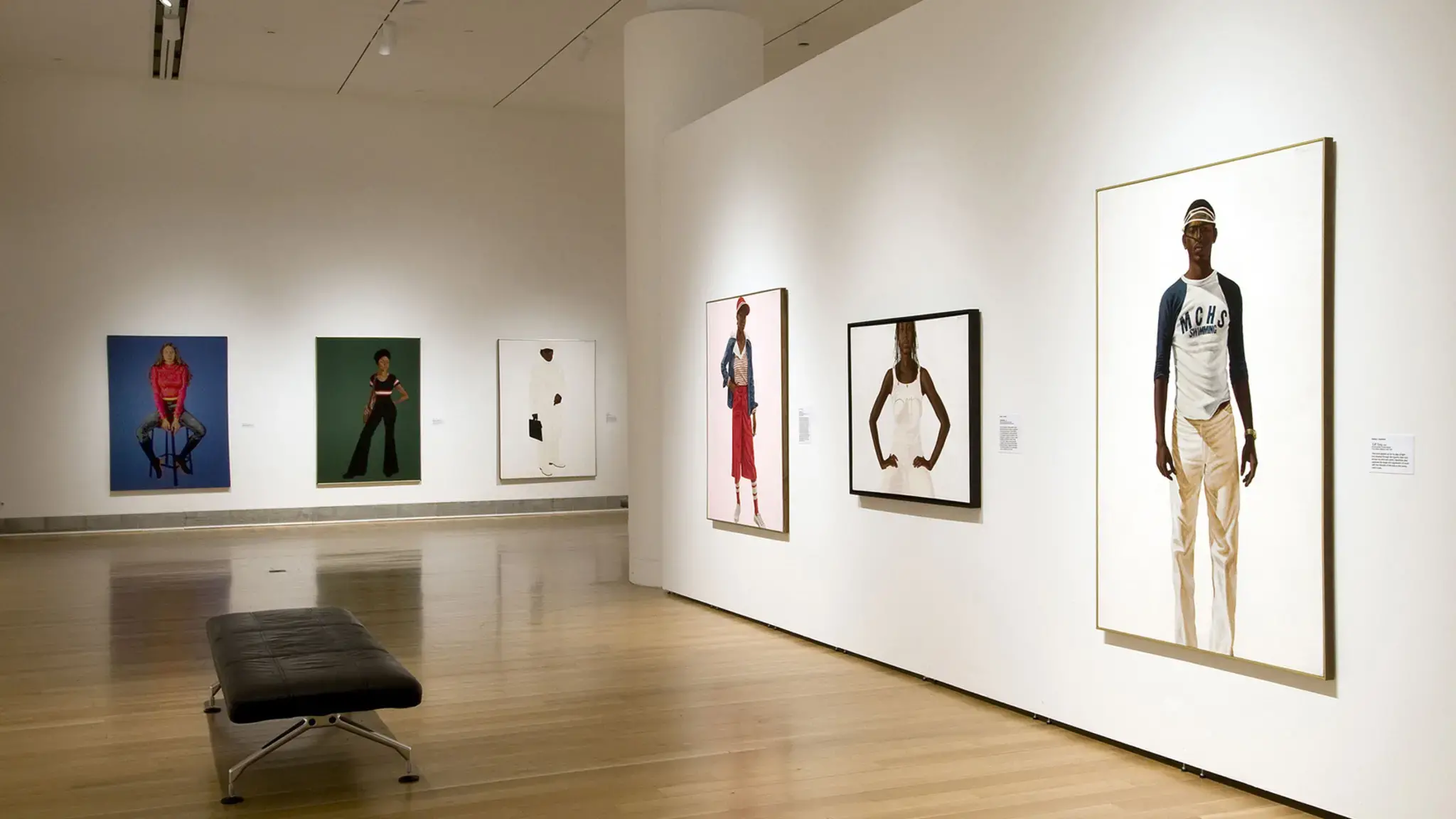 Barkley L. Hendricks: Birth of the Cool&nbsp;installation at Pennsylvania Academy of Fine Arts.