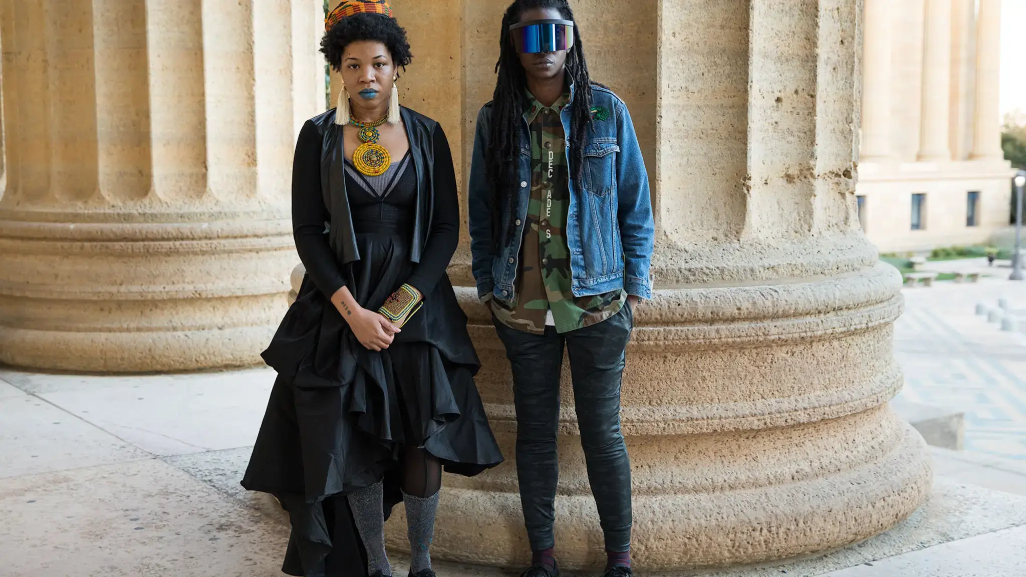 Rasheedah Phillips and Camae Ayewa, 2017 Pew Fellows. Photo by Ryan Collerd.