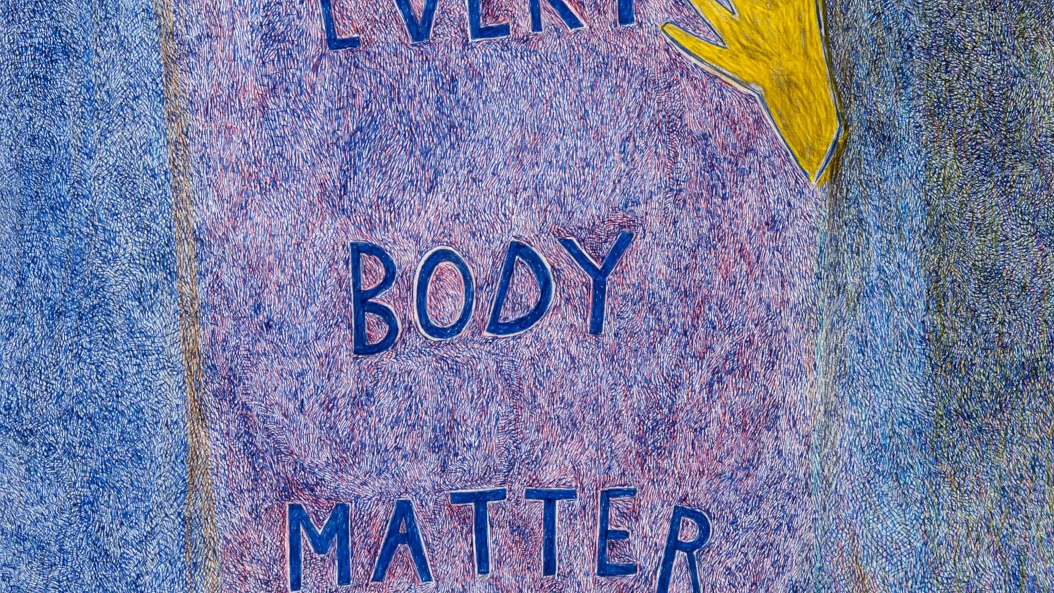 Detail from Anthony Campuzano&#39;s Every Body Matters #1, 2012. Photo courtesy of the artist.