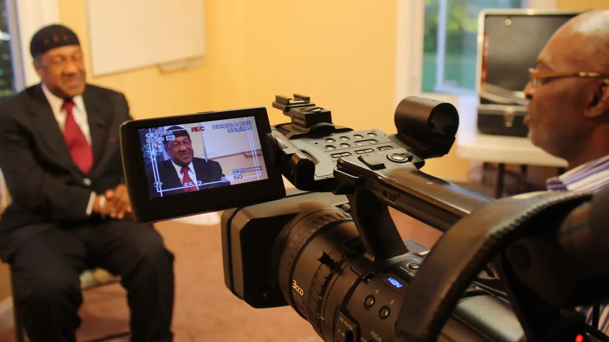 Interview with Freehaven Masjid in Lawnside, NJ. Photo by Diana Soukhaphonh, courtesy of Scribe Video Center.