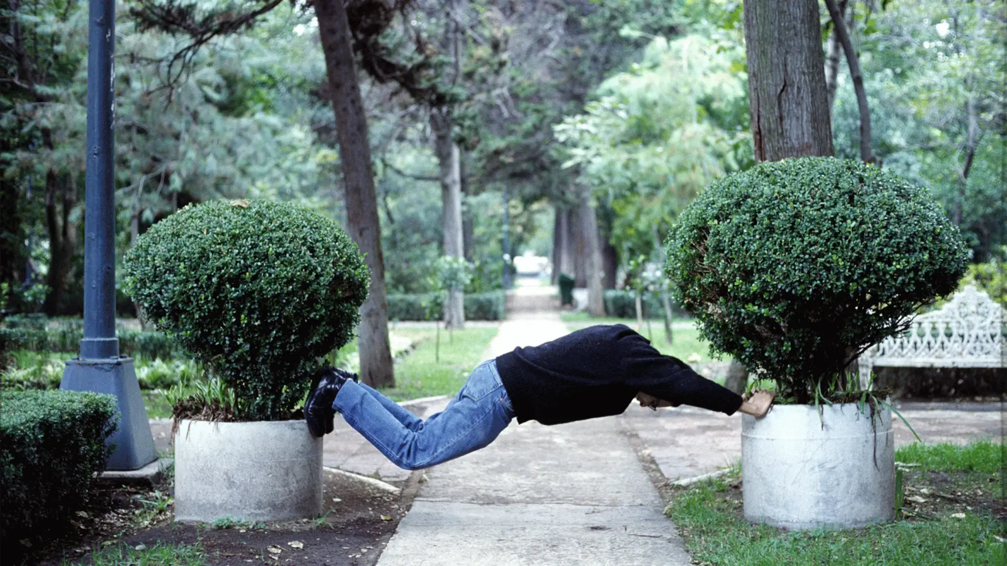 Luis Felipe Ortega, &ldquo;Los Cuerpos Dóciles (macetones),&rdquo; from the series &ldquo;The docile bodies,&rdquo; 1995-97, chromogenic photograph. Courtesy of The Galleries at Moore.&nbsp;