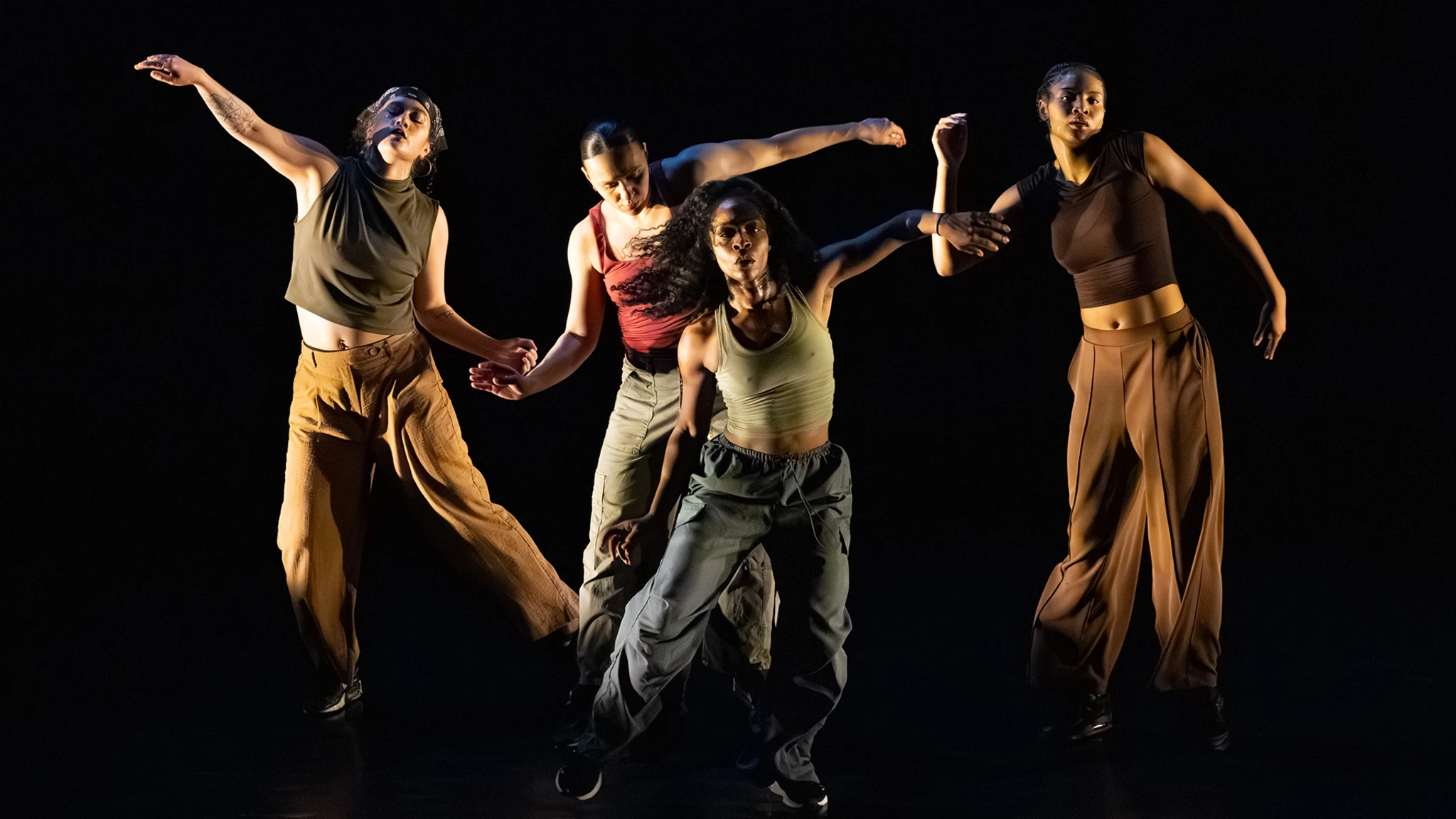 Rennie Harris Puremovement company in Losing My Religion, 2026, Penn Live Arts. Photo by Mark Garvin.&nbsp;