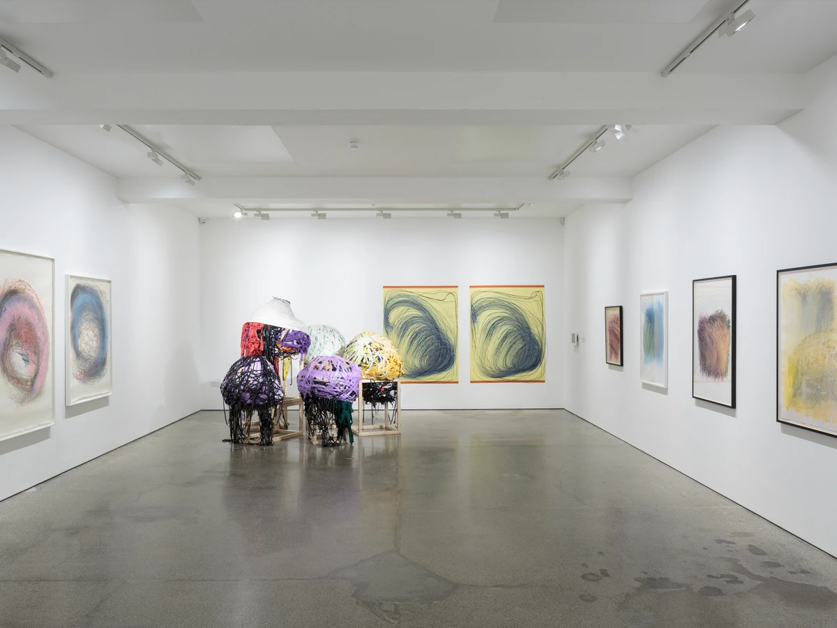 To All The Kings Who Have No Crowns installation view, 2022, Carl Freedman Gallery, Kent, UK. Photo courtesy of the Jennifer Lauren Gallery and Carl Freedman Gallery.