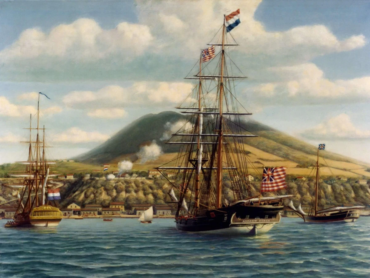 St. Eustatius, United States Department of the Navy. Image courtesy of The Weitzman.
