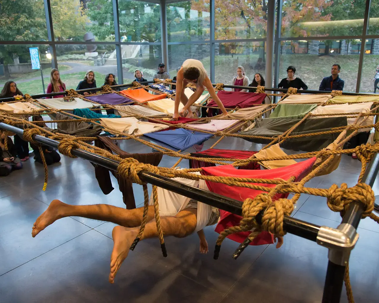 Trisha Brown Dance Company, Floor of the Forest. Courtesy of Bryn Mawr College.