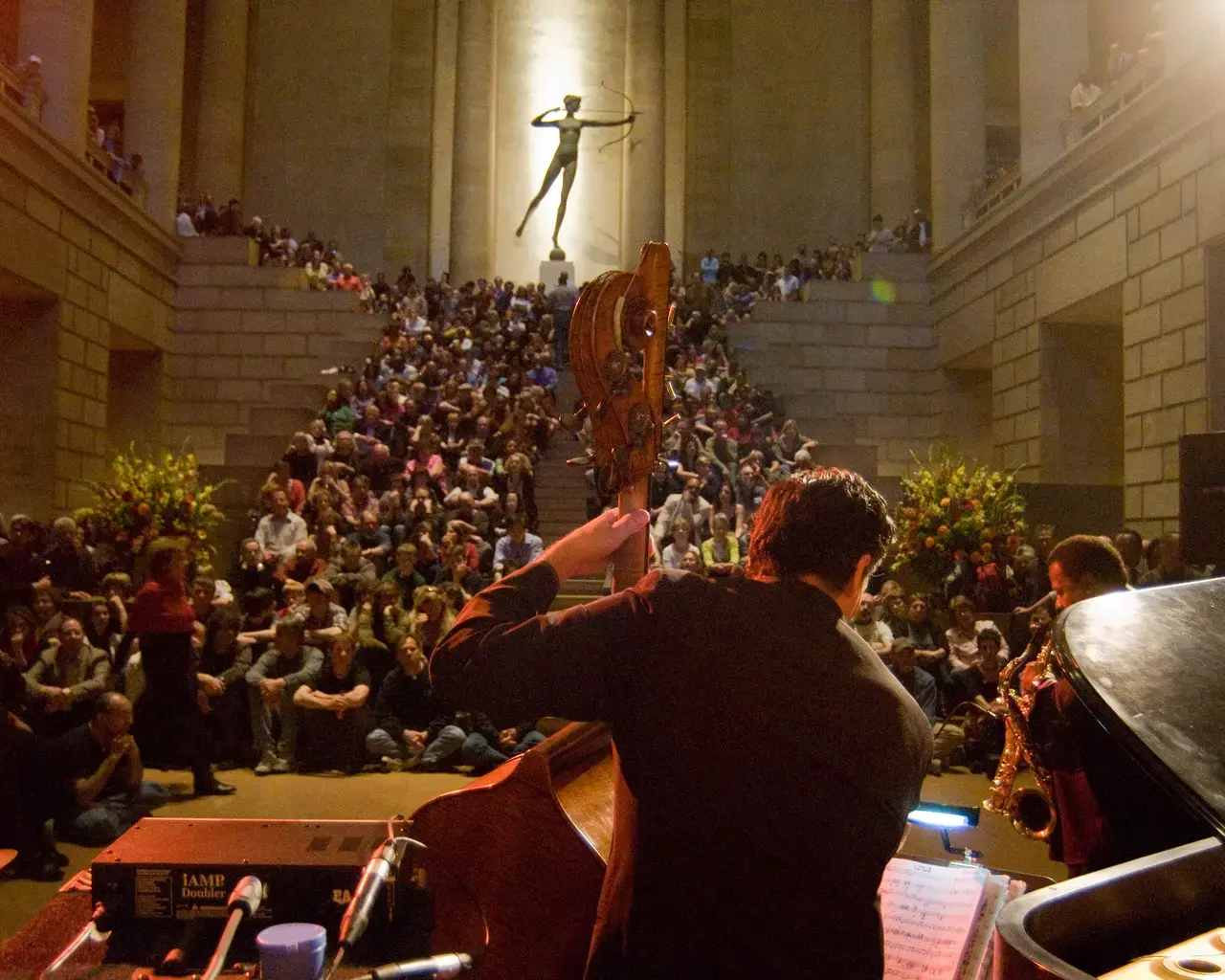 The Wayne Shorter Quartet performing at the Philadelphia Museum of Art&#39;s Art After 5&nbsp;series, April 23, 2010. Photo by Jason Wierzbicki.