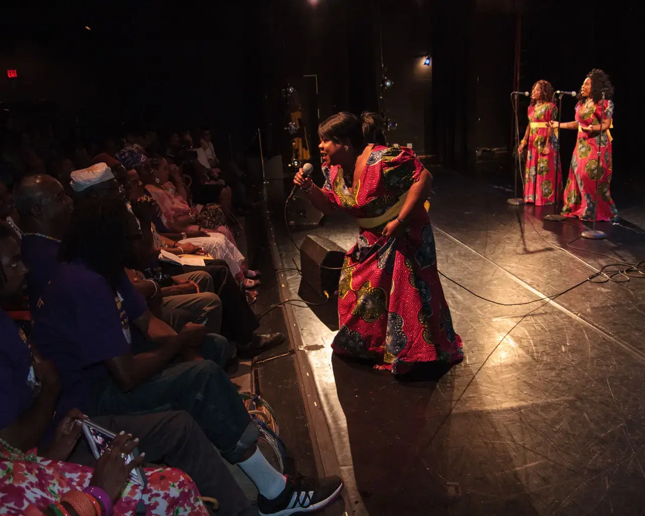 The Liberian Women&#39;s Chorus for Change in concert. Painted Bride Theater, Philadelphia, June 2014. Photo by Anna Mulé.