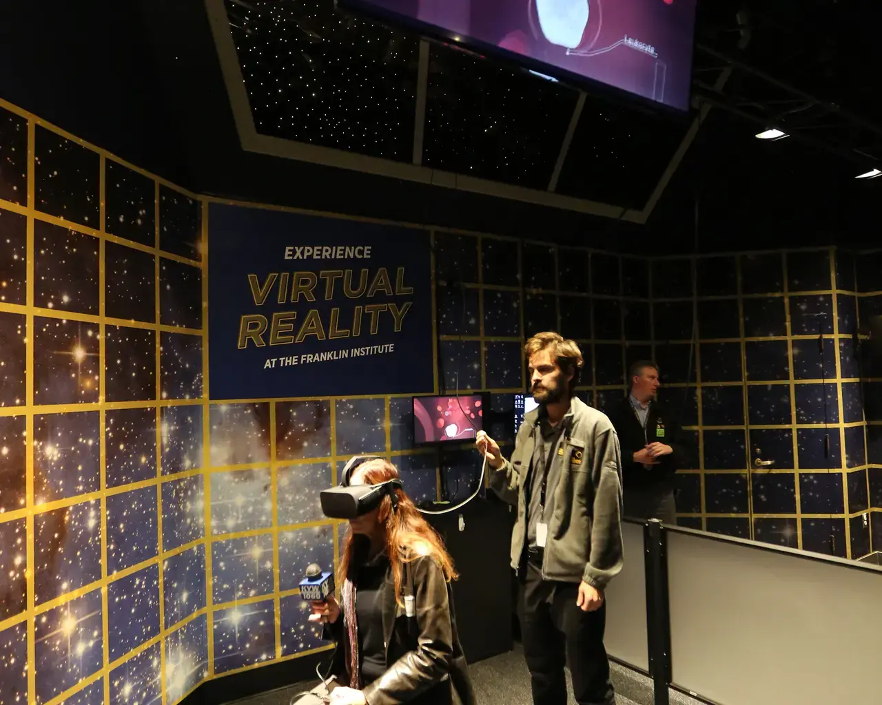 The Franklin Institute, Experience Virtual Reality. Photo by Darryl Moran.&nbsp;