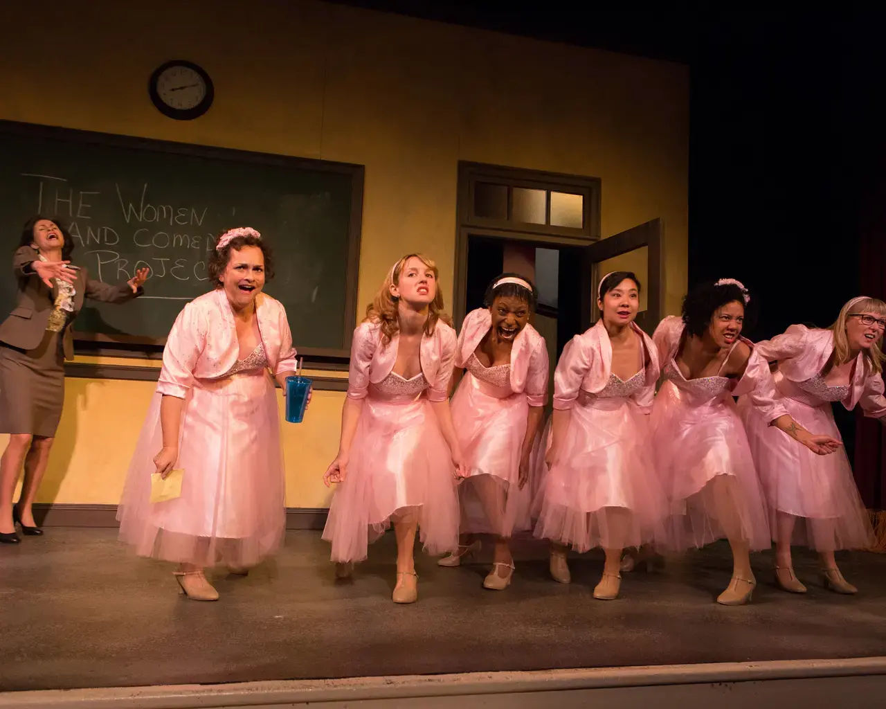 Pictured, from left to right: Susan Riley Stevens, Drucie McDaniel, Charlotte Ford, Cathy Simpson, Bi Jean Ngo, Melanie Cotton, and Cheryl Williams. Photo by Mark Garvin.