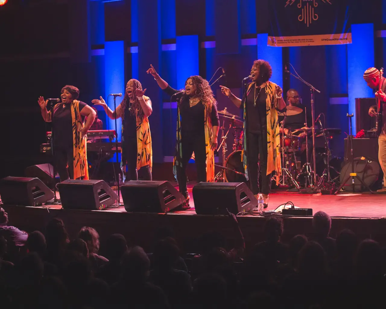 The McCrary Sisters at WXPN's Gospel Roots of Rock and Soul. Photo by Denise Henhoeffer.