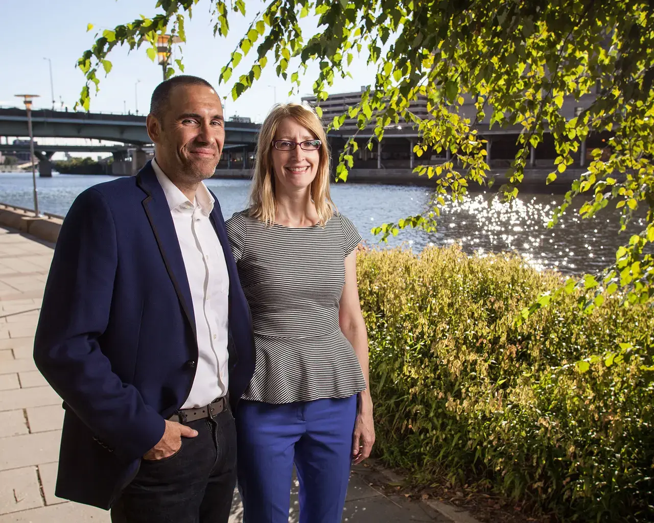 Karen M&#39;Closkey and Keith VanDerSys, 2013 Pew Fellows. Photo by Colin Lenton.