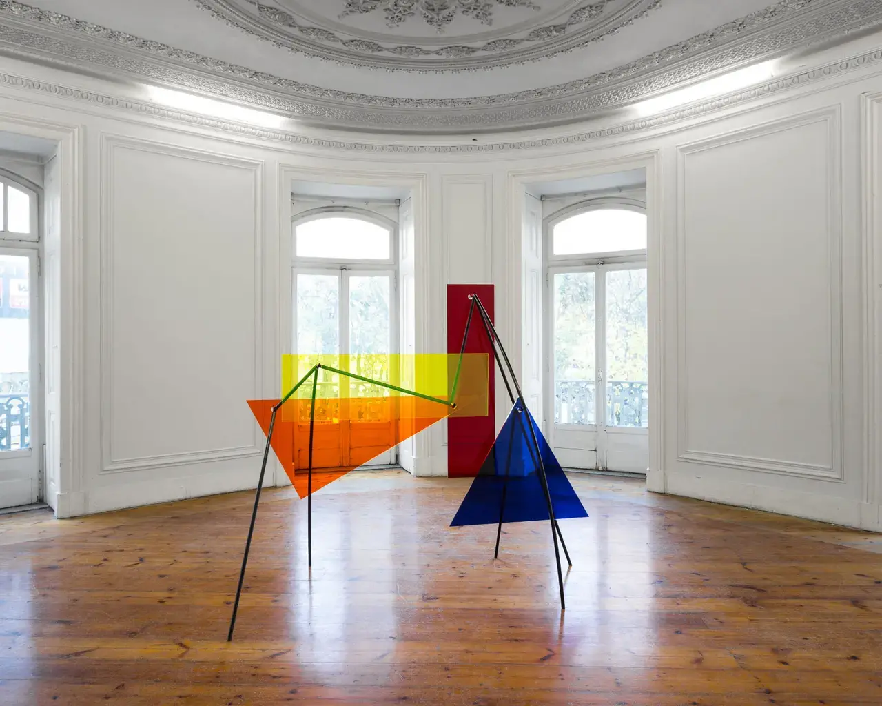 Exhibition view of Amalia Pica&rsquo;s Memorials for Intersections, Kunsthalle Lissabon, 2013. Photo by Bruno Lopes, courtesy of the Institute of Contemporary Art.