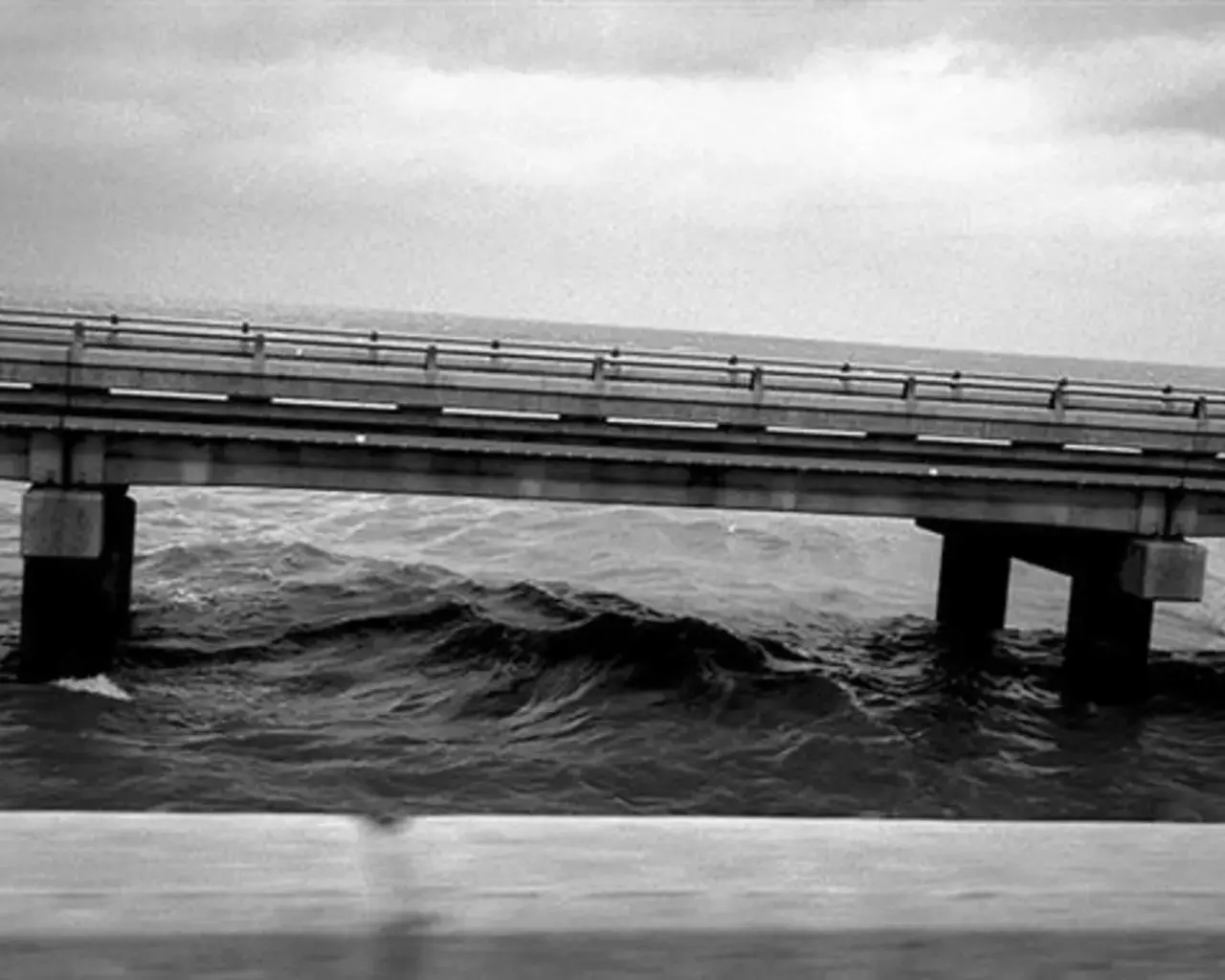 Lori Waselchuk, The Causeway, 2008. Pigment print. From the Bridges&nbsp;project: Love &amp; Concrete series. Photo courtesy of the artist.