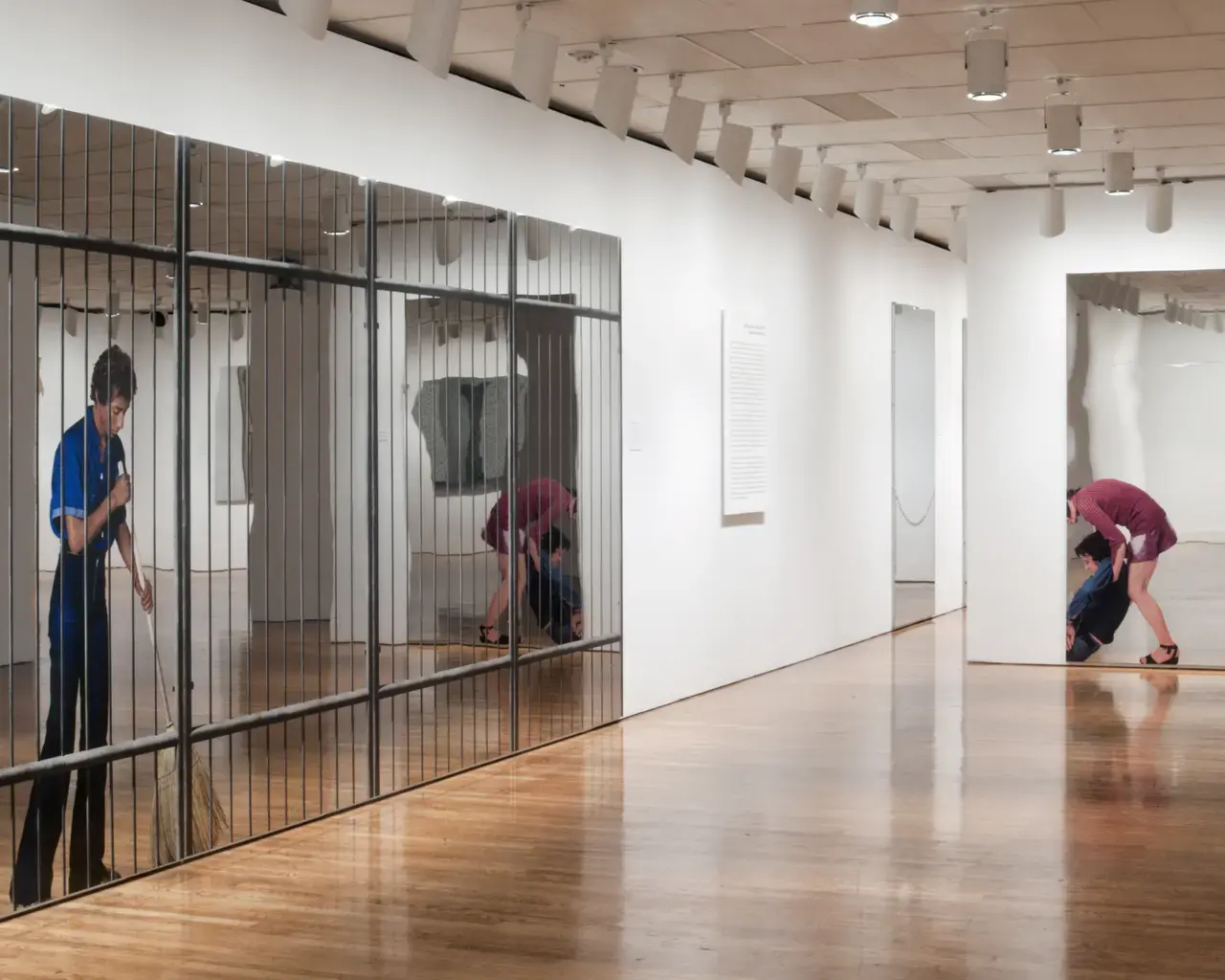 Michelangelo Pistoletto: From One to Many, 1956&ndash;1974, installation view, Philadelphia Museum of Art, 2010. Photo courtesy of the Philadelphia Museum of Art.