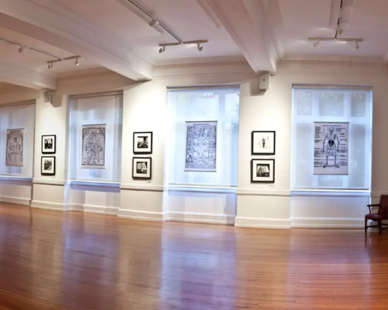 Photographer and physician Andrea Baldeck juxtaposes materials from the collections of the Historical Medical Library and Mütter Museum of The College of Physicians of Philadelphia in the black and white photography series Bones, Books, &amp; Bell Jars. Mütter Museum, Thomson Gallery, 2012. Photo by Evi Numen.