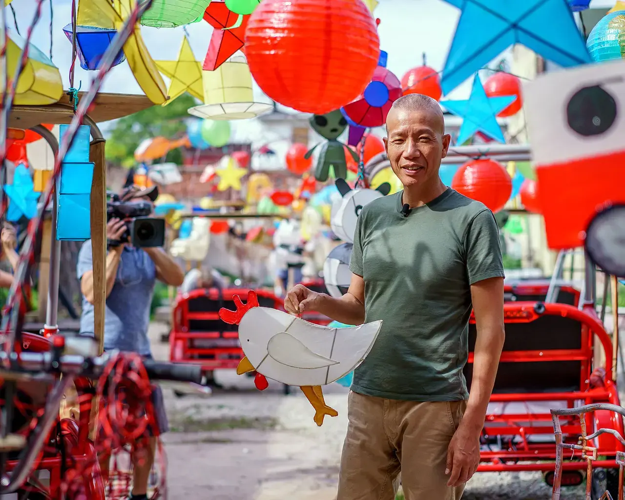 Cai Guo-Qiang. Photo by Jeff Fusco, courtesy of Association for Public Art.