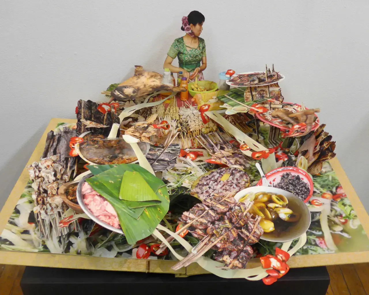 Colette Fu, Dai Food Pop Up Book, 2013, presented through We Are Tiger Dragon People 我們是虎龍人. Photo courtesy of Asian Arts Initiative.