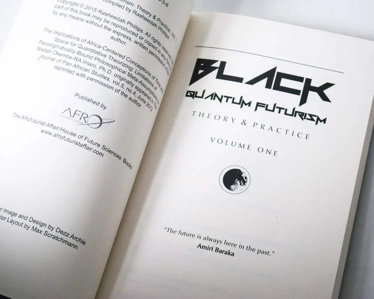Black Quantum Futurism: Theory &amp; Practice. Photo by M. Tellez.