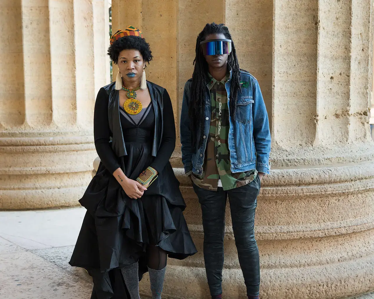 Rasheedah Phillips and Camae Ayewa, 2017 Pew Fellows. Photo by Ryan Collerd.