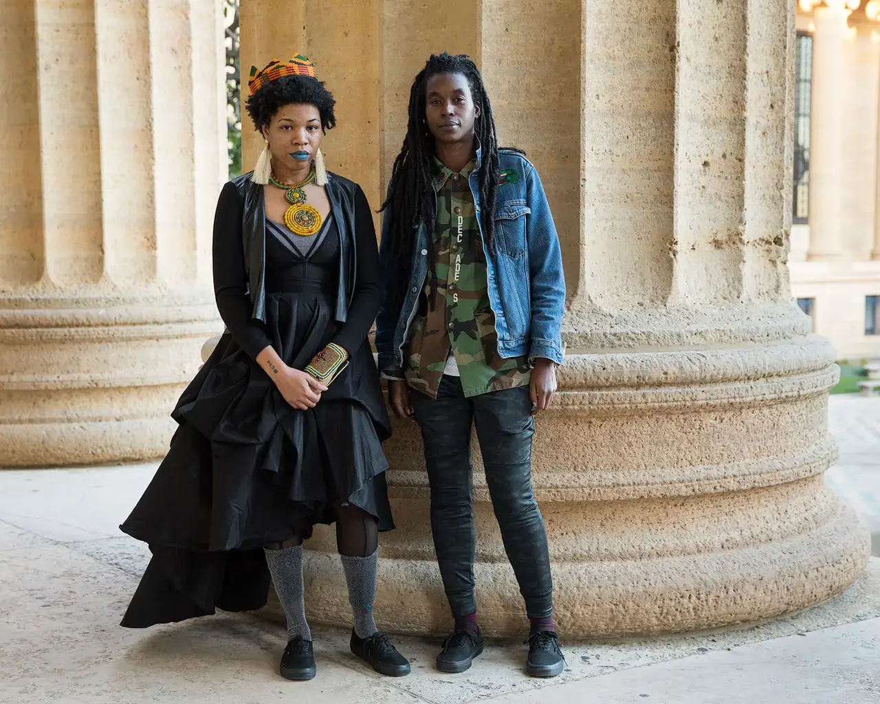 Rasheedah Phillips and Camae Ayewa, 2017 Pew Fellows. Photo by Ryan Collerd.