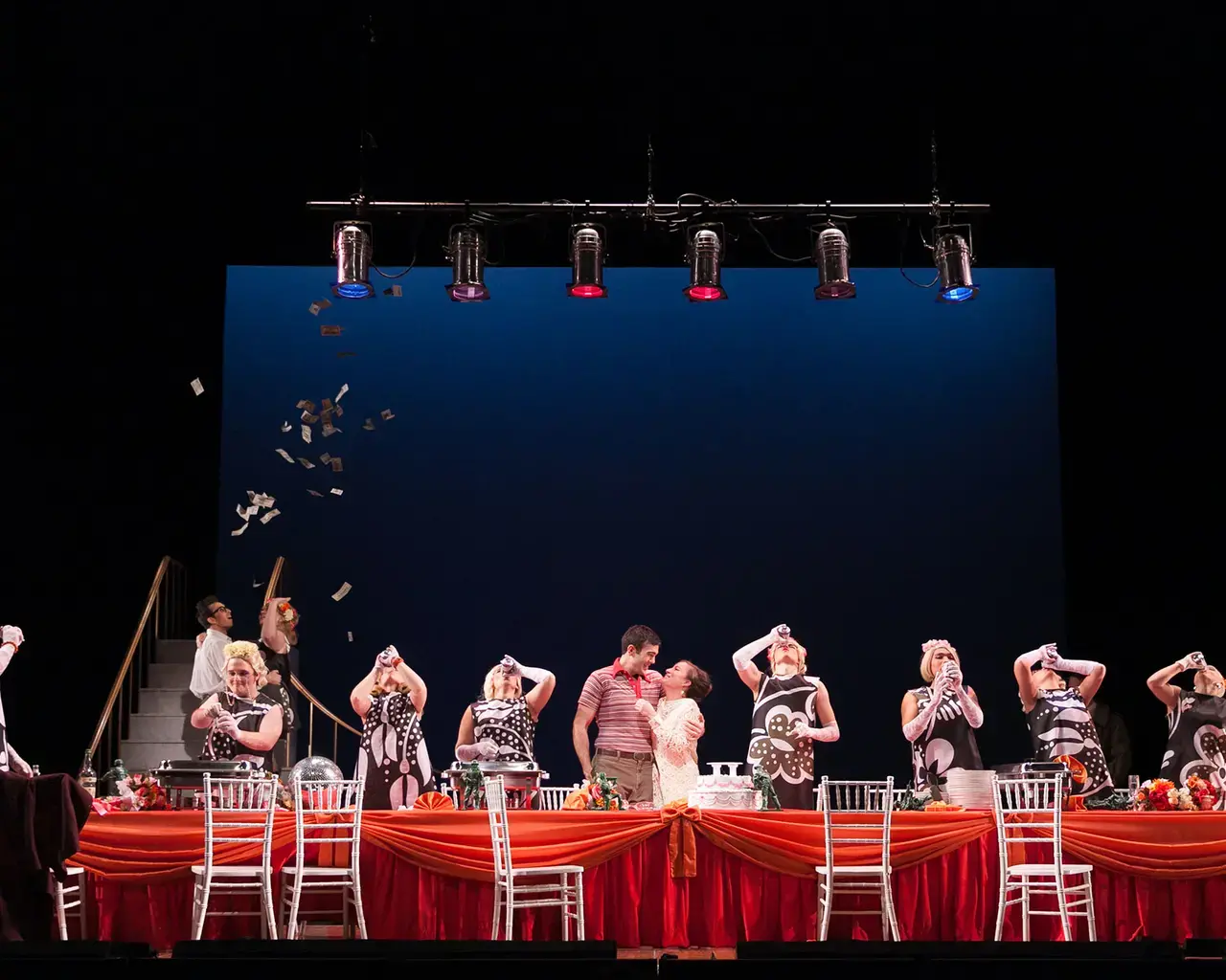 Curtis Opera Theatre performing Donizetti&rsquo;s L&rsquo;elisir d&rsquo;amore, 2013. Photo by Karli Cadel.