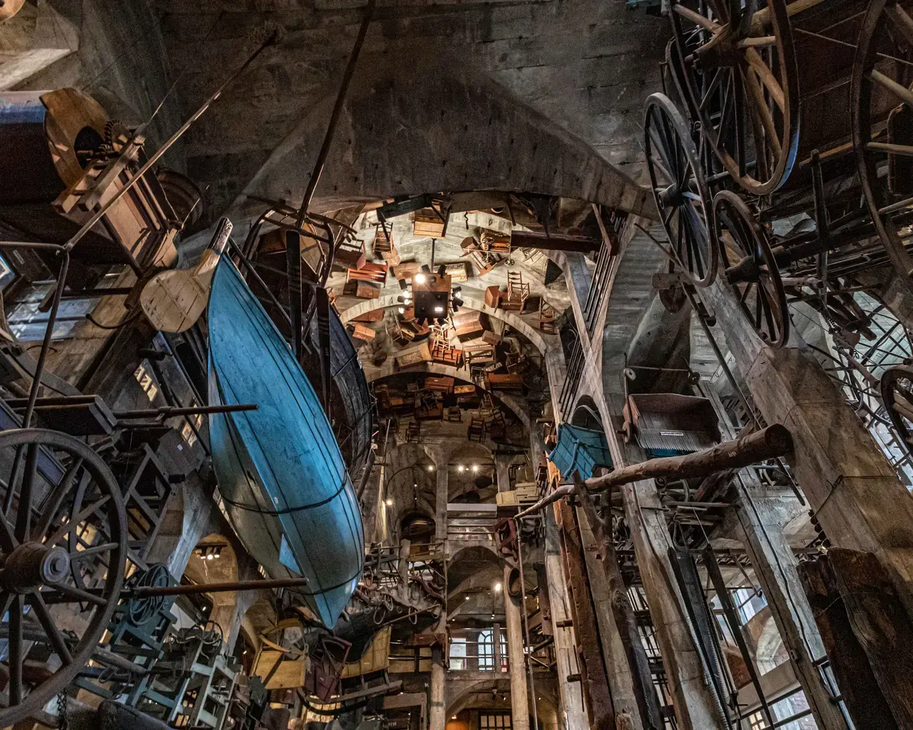 Mercer Museum, Central Court. Photo by Kevin Crawford.