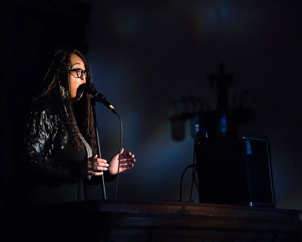 Tara Middleton in concert for That Which Is Fundamental, 2016. Photo by Ryan Collerd, courtesy of Bowerbird.