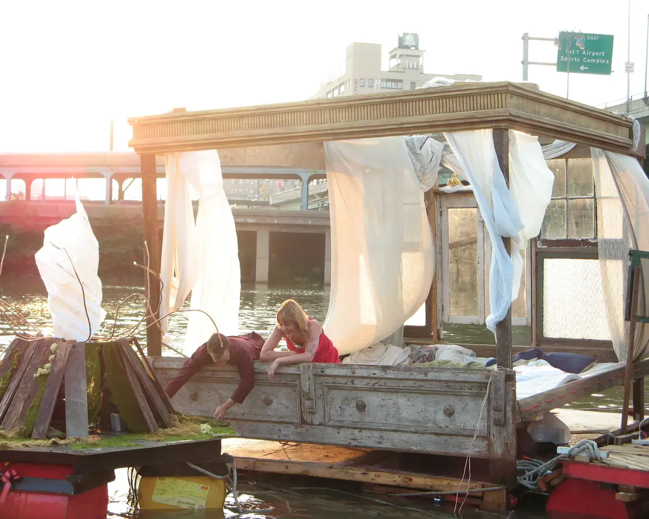 Philadelphia Art Alliance&#39;s Let Me Tell You About a Dream I Had: The Miss Rockaway Armada. Photo by Nicole Steinberg.