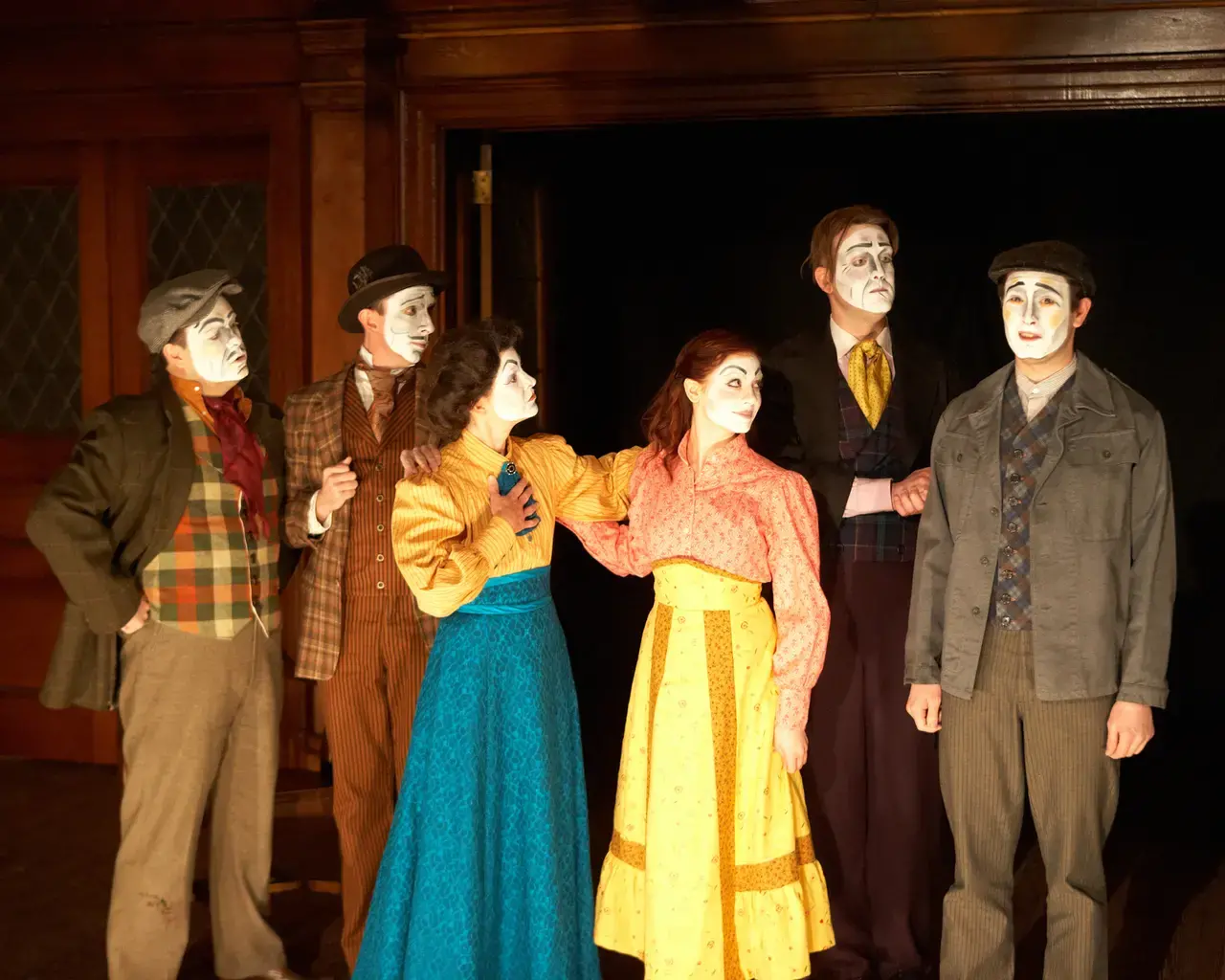 The cast of Dublin by Lamplight. Photo by Karl Seifert.