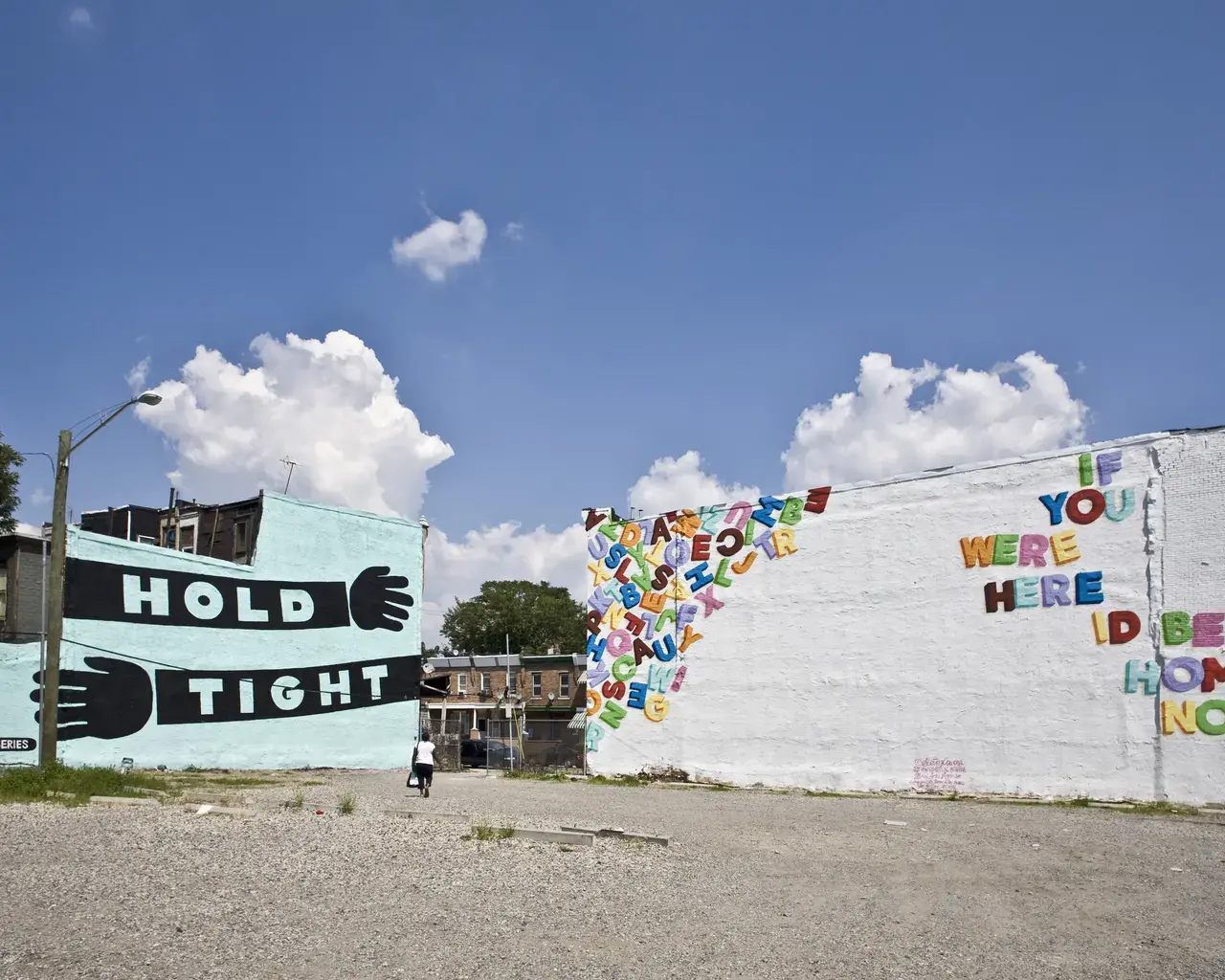 Love Letter&nbsp;by Steve Powers, produced by Philadelphia Mural Arts Program. Photo by Adam Wallacavage.