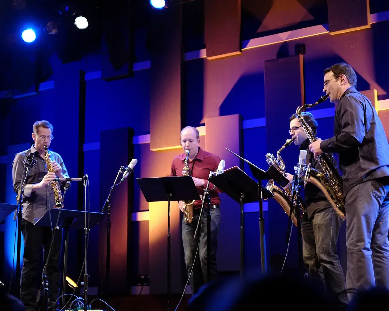 The PRISM Quartet. Photo by Jon Rohrer.