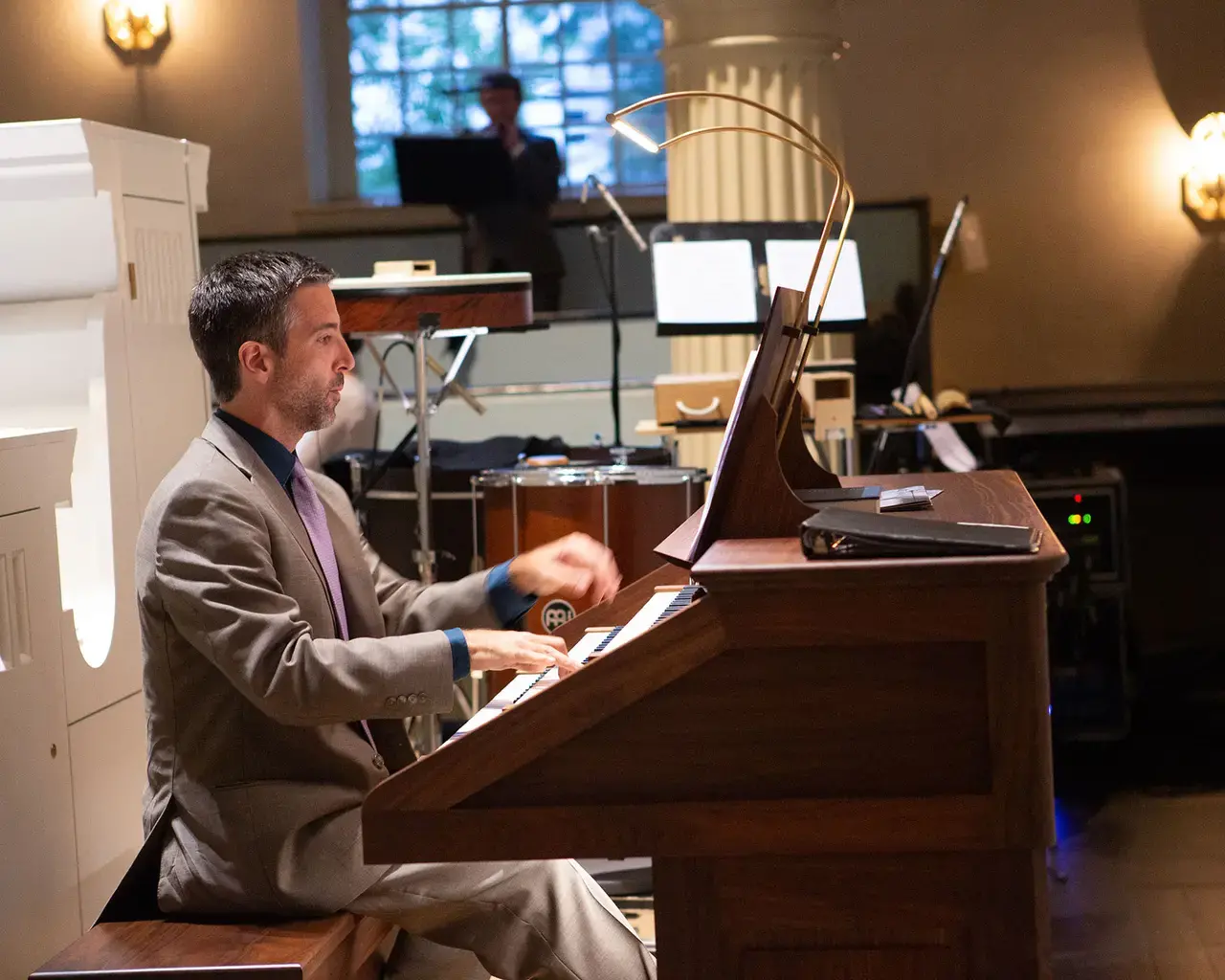 In Plain Air world-premiere performance at Christ Church, September 2018. Photo by Plate 3 Photography.