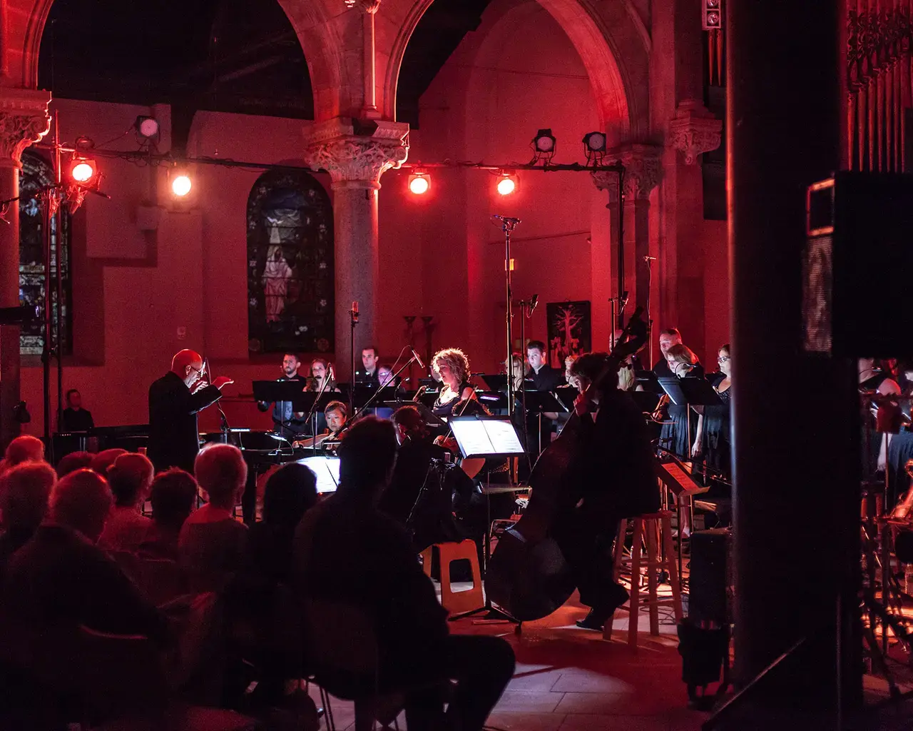 The Crossing&#39;s Seven Responses at Philadelphia Episcopal Cathedral. Photo by Chip Colson.