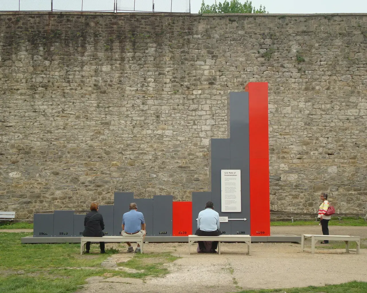 The Big Graph, from the south. Photo by Nicole Fox, courtesy of Eastern State Penitentiary.&nbsp;