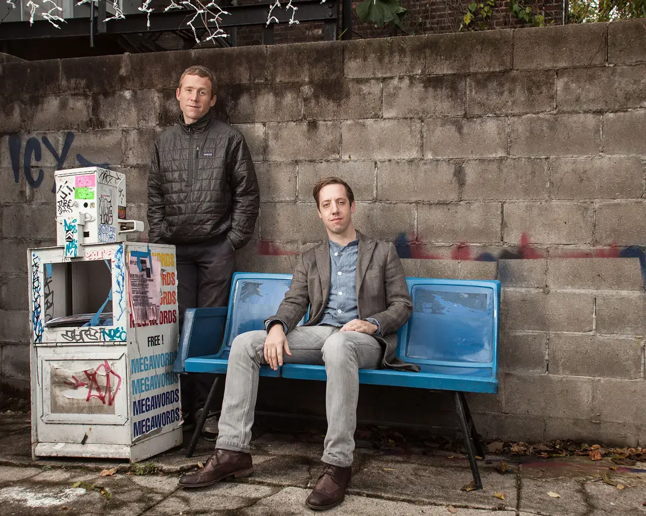 Dan Murphy and Anthony Smyrski, a.k.a. Megawords, 2012 Pew Fellows. Photo by Colin Lenton.