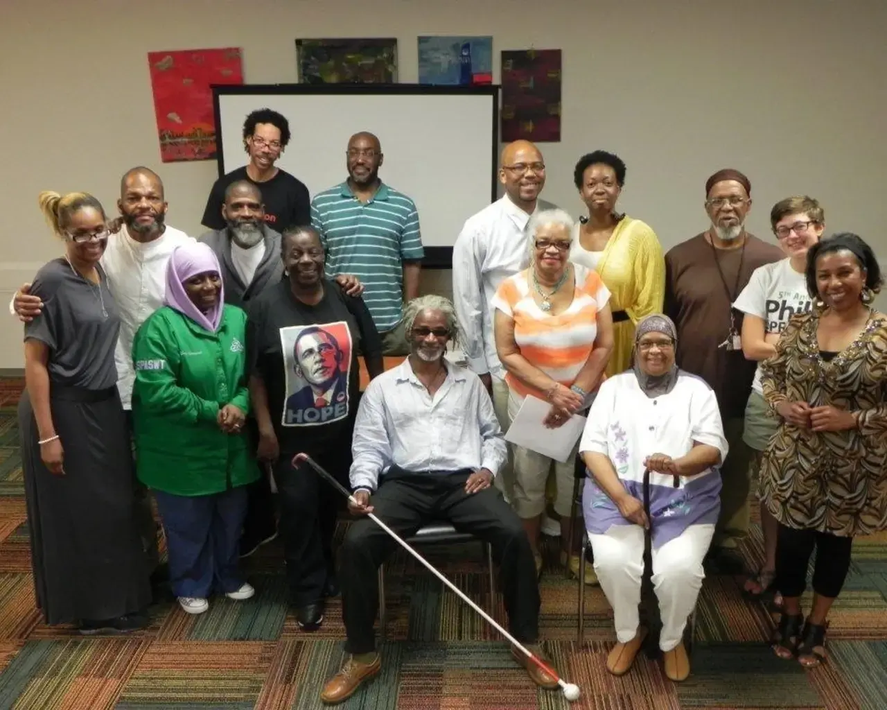 Members of Reconstruction, Inc. at their 2013 annual meeting.