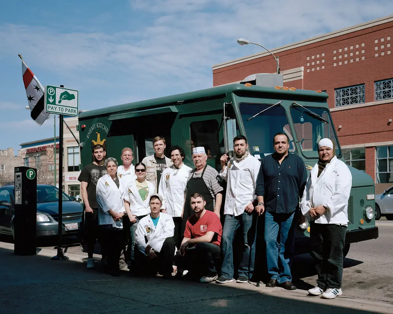 Michael Rakowitz, Enemy Kitchen, 2003-Present. Cooking workshop and ongoing public performance. Most recently commissioned by Smart Museum of Art for Feast exhibition, 2012. Courtesy of the artist.