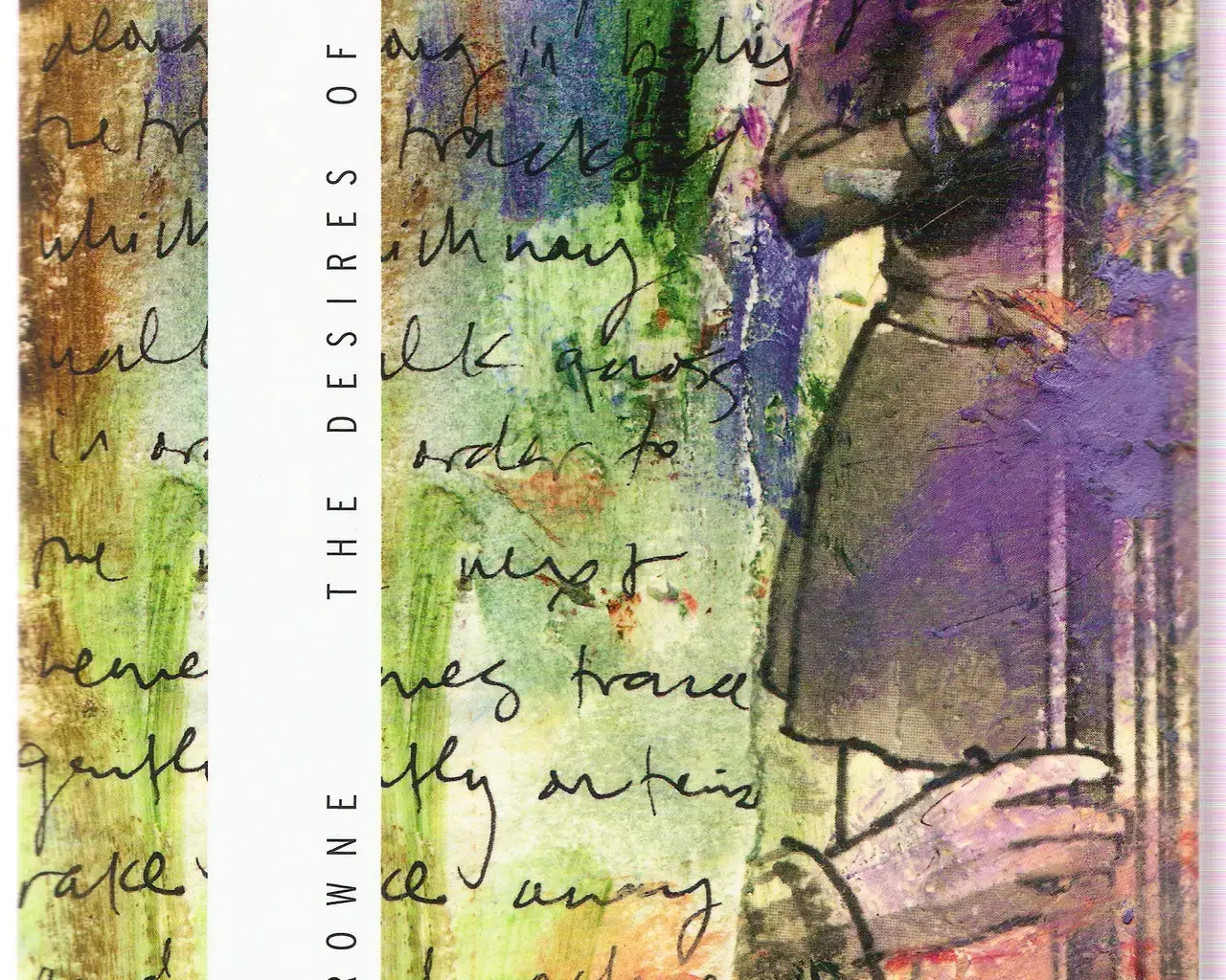 Cover of Laynie Browne&#39;s The Desires of Letters (Counterpath Press, 2010). Cover artwork by Susan Sanford.