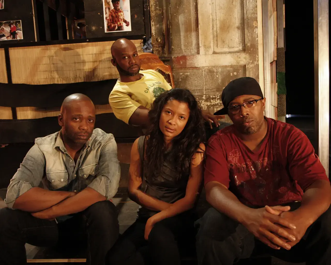 Pictured, from left to right: Theaster Gates, Marc Bamuthi Joseph, Traci Tolmaire, Tommy Shepherd. Photo by Bethanie Hines.