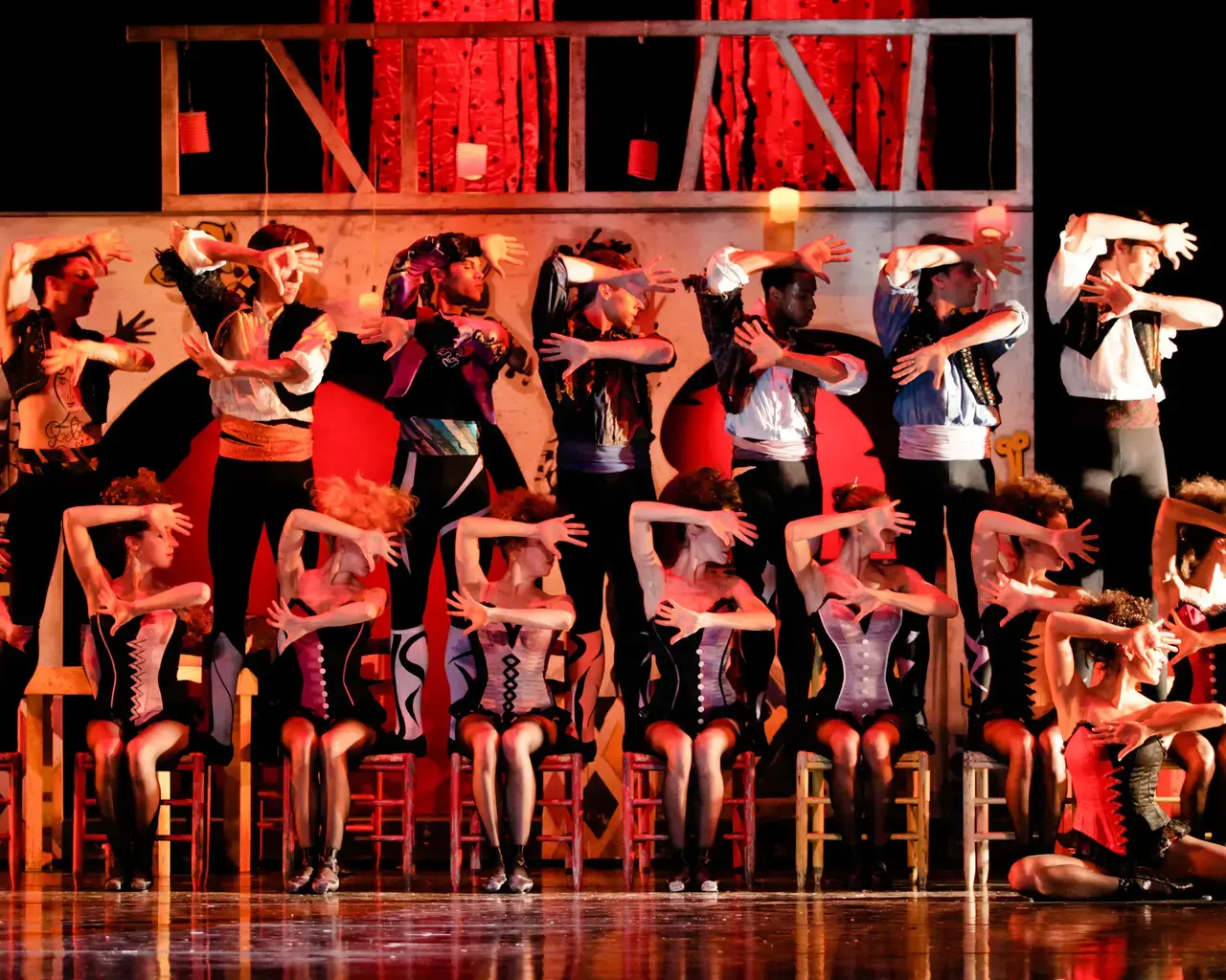 Pennsylvania Ballet dancers performing Carmen. Photo by Alexander Iziliaev.