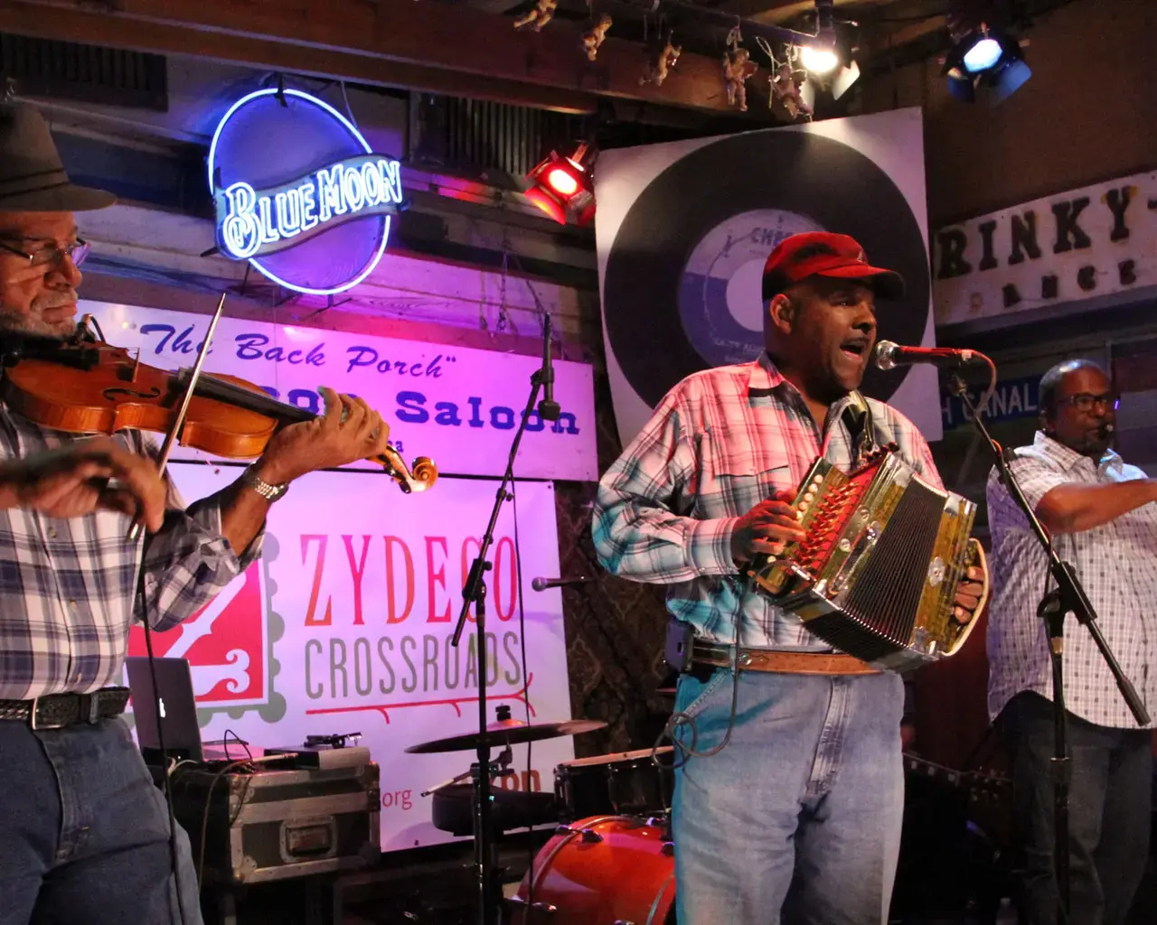 Creole United performs at a Zydeco Crossroads event for WXPN. Photo by John Vettese.