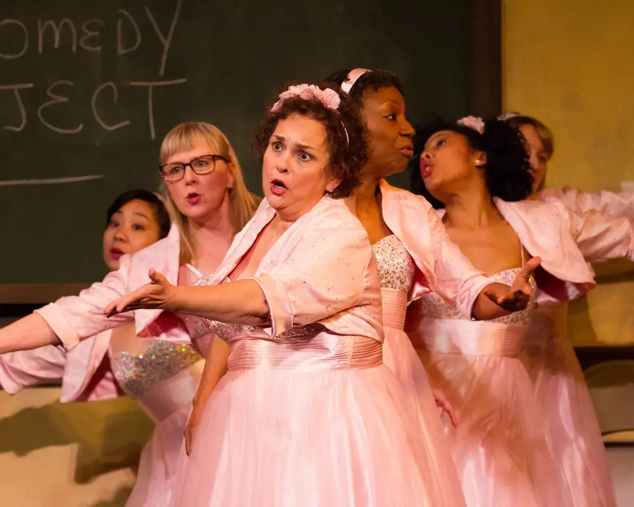 Pictured, from left to right: Bi Jean Ngo, Cheryl Williams, Drucie McDaniel, Cathy Simpson, Melanie Cotton, and Charlotte Ford. Photo by Mark Garvin.