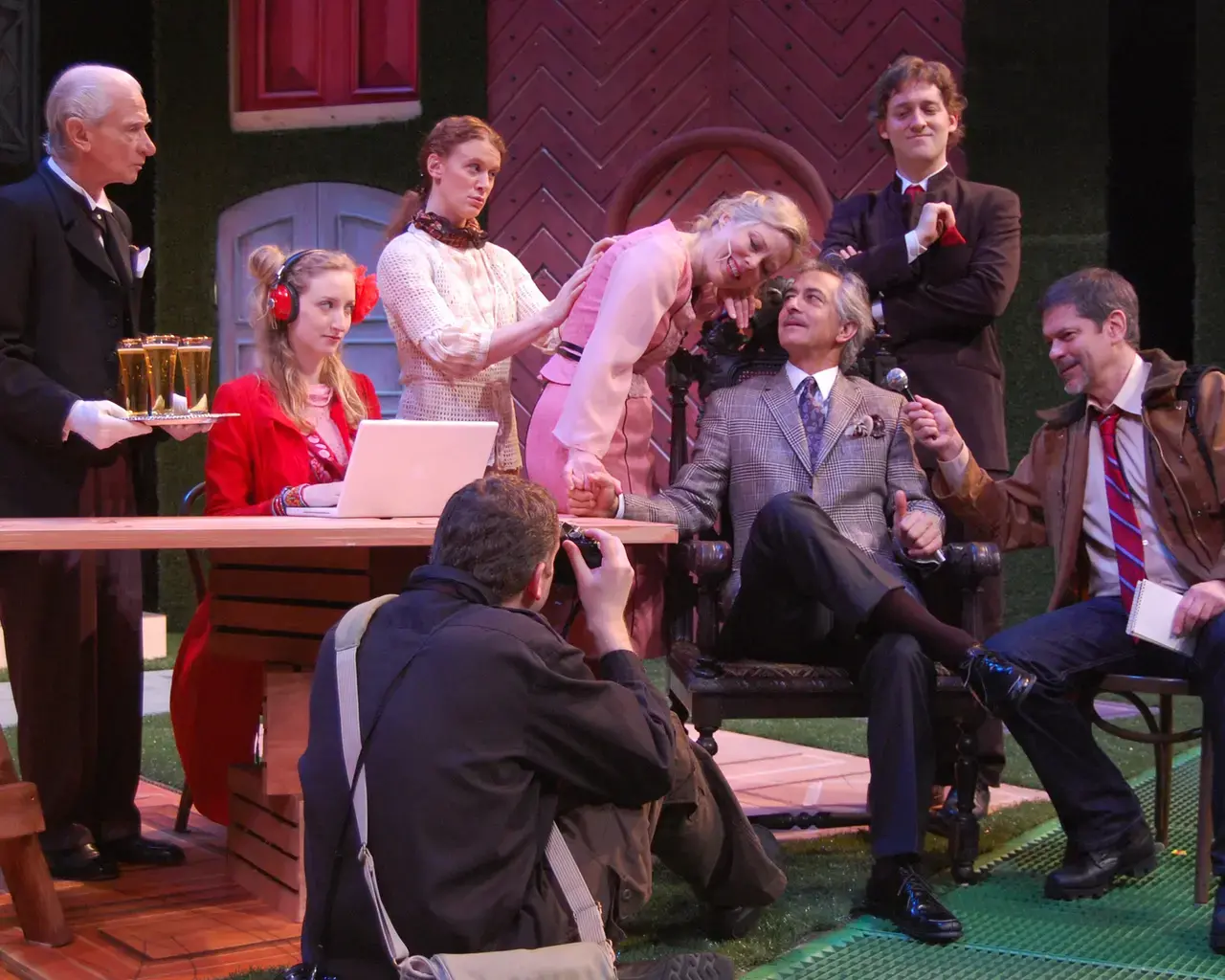 The cast of Leaving&nbsp;at The Wilma Theater. Photo by Jim Roese.