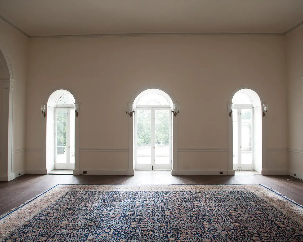 Interior view of the Saloon, the largest first floor room in the Hamilton Mansion. Photo by Ryan Collard.