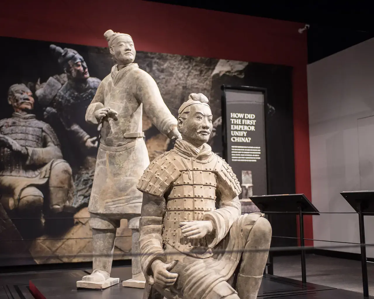 Terracotta Warriors of the First Emperor, The Franklin Institute, installation view. Photo courtesy of The Franklin Institute.